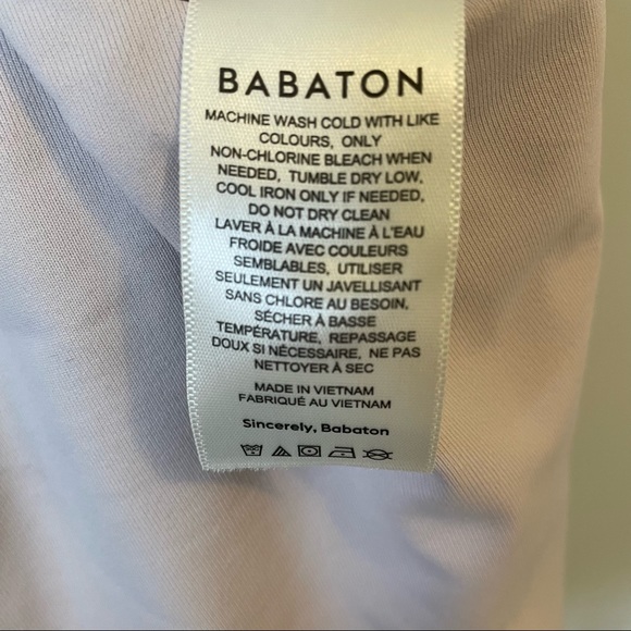 Lavender Scoop Neck Racerback Babaton Bodysuit - Picture 4 of 5